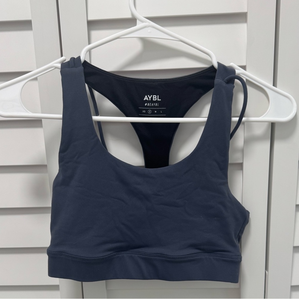 AYBL Women's Navy Blue Sports Bra